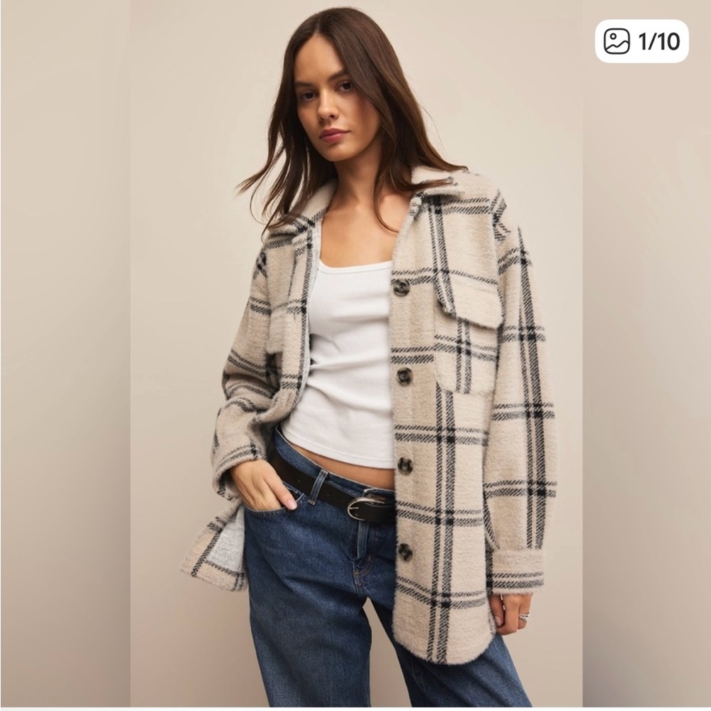 Z Supply Tucker Plaid Shirt Jacket